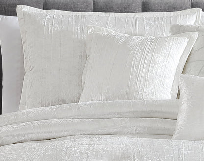 Taos 7 pc Comforter King White CAT C
