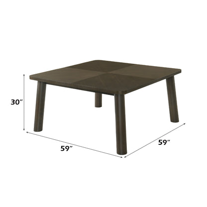 Mallin Square Dining Table with Checkerboard Pattern Design