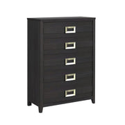 Tobias Twin 3PC Bedroom Set with LED in Black