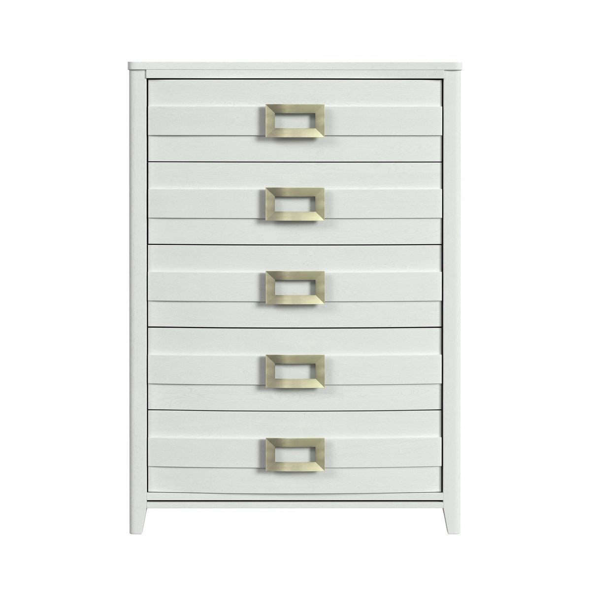 Tobias 5-Drawer Chest in White