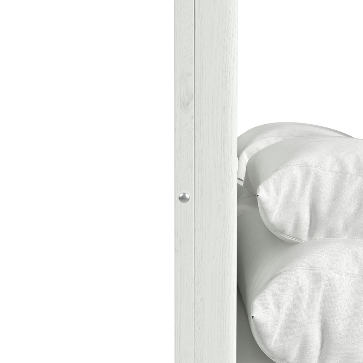 Tobias Twin Bed with LED in White