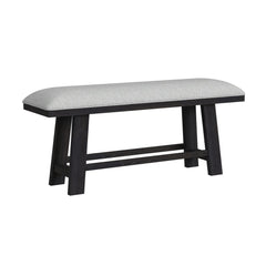 Transcend 6PC Counter Height Dining Set in Charcoal-Table, Four Chairs & Bench