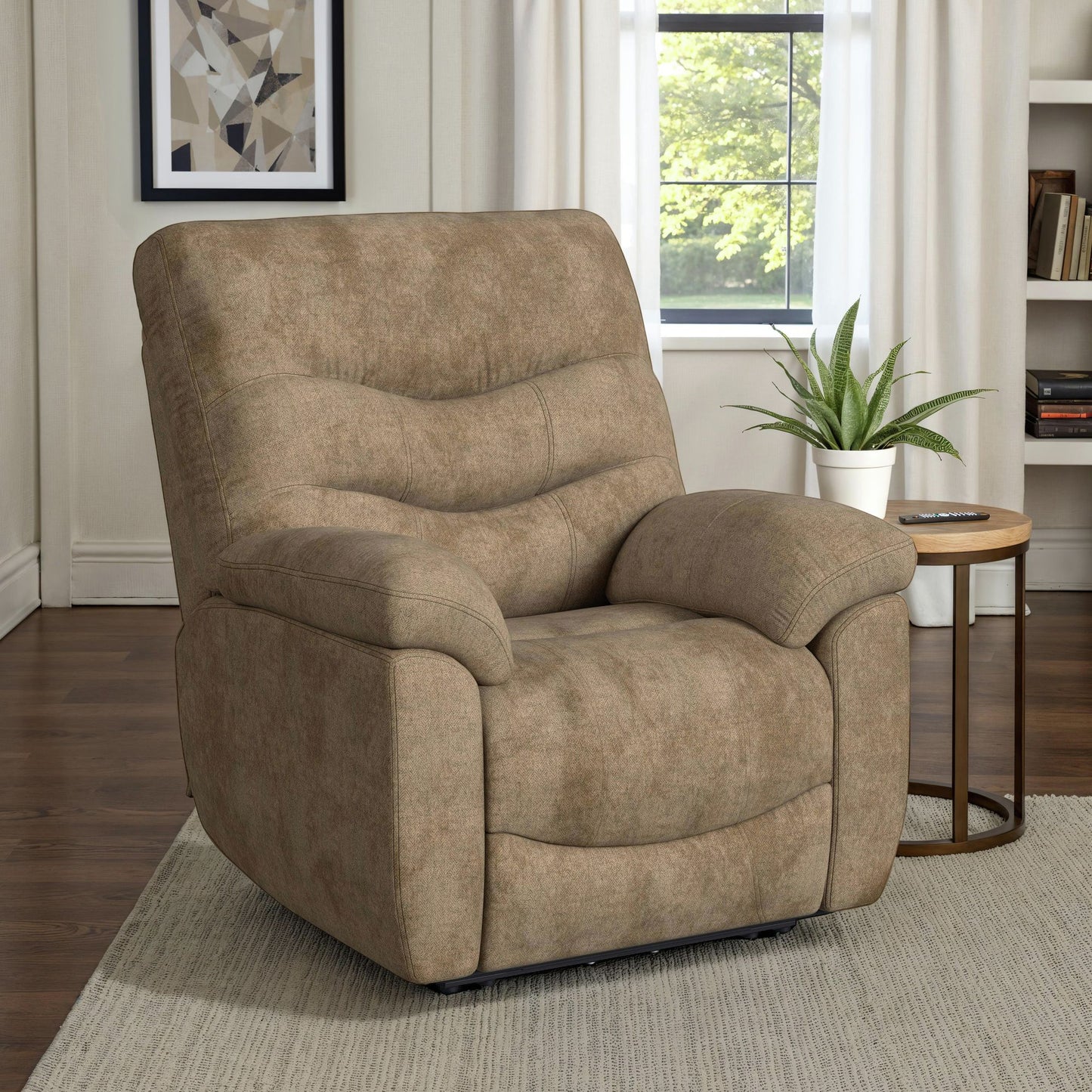 Trifecta P3 Recliner W/Heat Massage, zero gravity, memory foam in Sefi Puppy