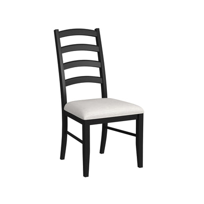 Tulane 6PC Dining Set with Table, 4 Chairs, and Bench in Oak and Black