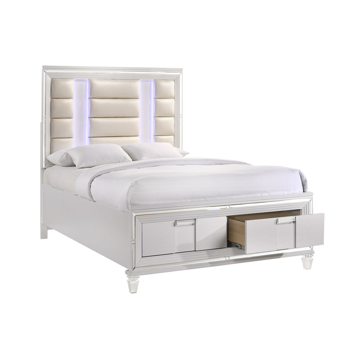 Twenty Nine Queen Bed White