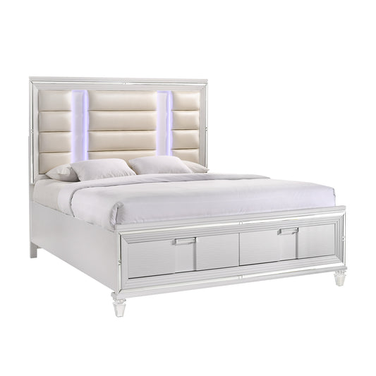 Twenty Nine King Storage 4PC Bedroom Set in White