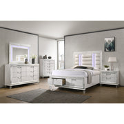 Twenty Nine Queen Bed White