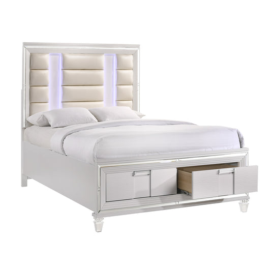 Twenty Nine Queen Bed White