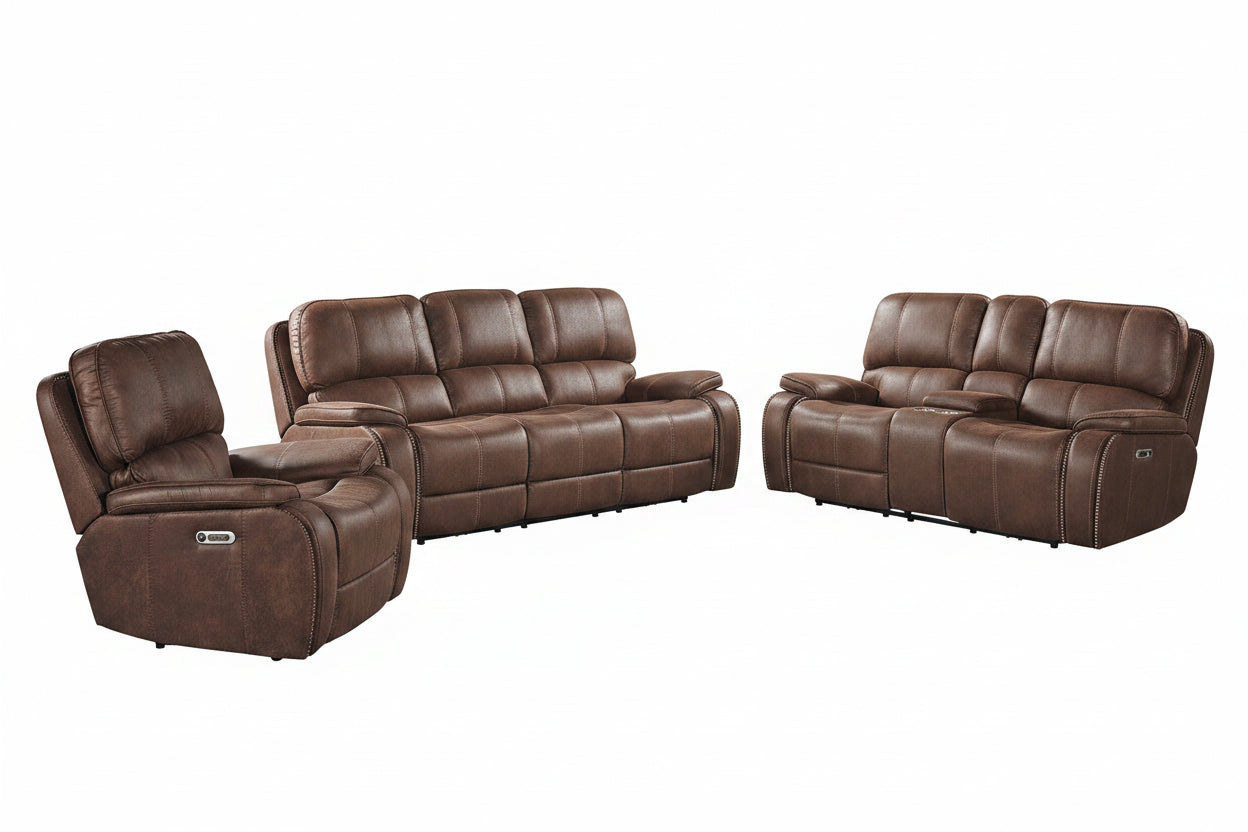 Atlantis 3PC Power Living Room Set