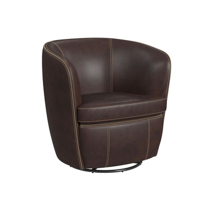 Vito Swivel Chair In Pebble Tan