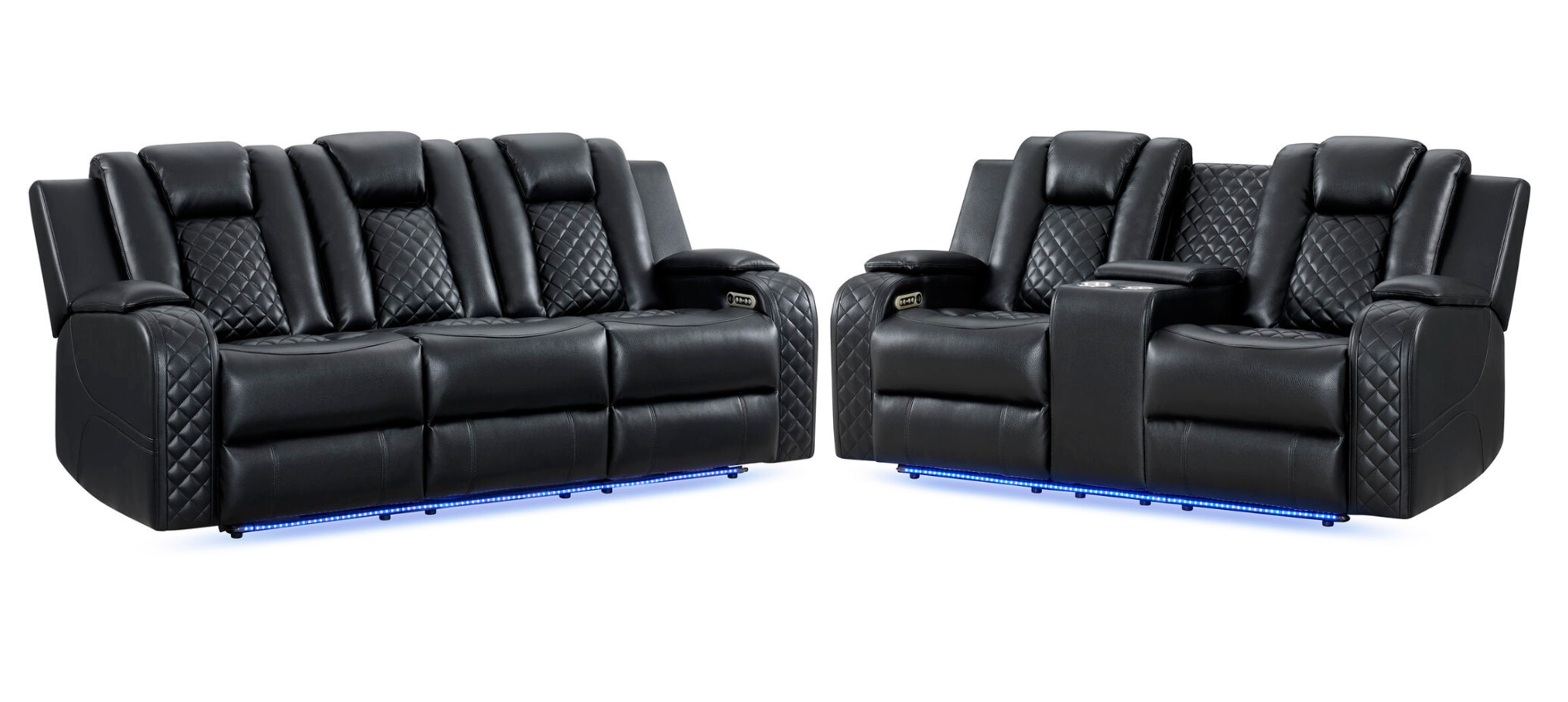 Carlo Power Motion 2PC Living Room Set