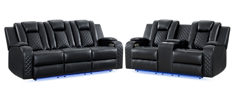 Carlo Power Motion 2PC Living Room Set