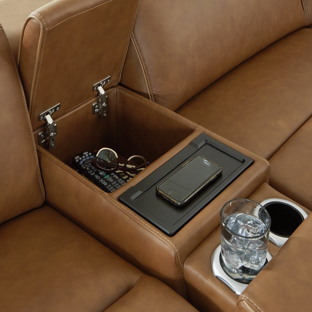 Rally-Up 6-Piece Power Reclining Sectional with Console