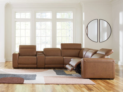 Rally-Up 6-Piece Power Reclining Sectional with Console