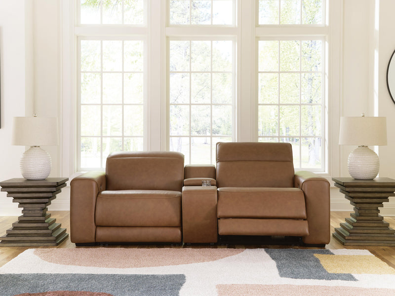 Rally-Up 2-Piece Power Reclining Sectional Loveseat with Console