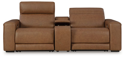 Rally-Up 2-Piece Power Reclining Sectional Loveseat with Console