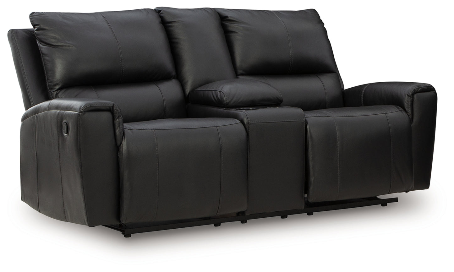 Danemere DBL Rec Loveseat w/Console