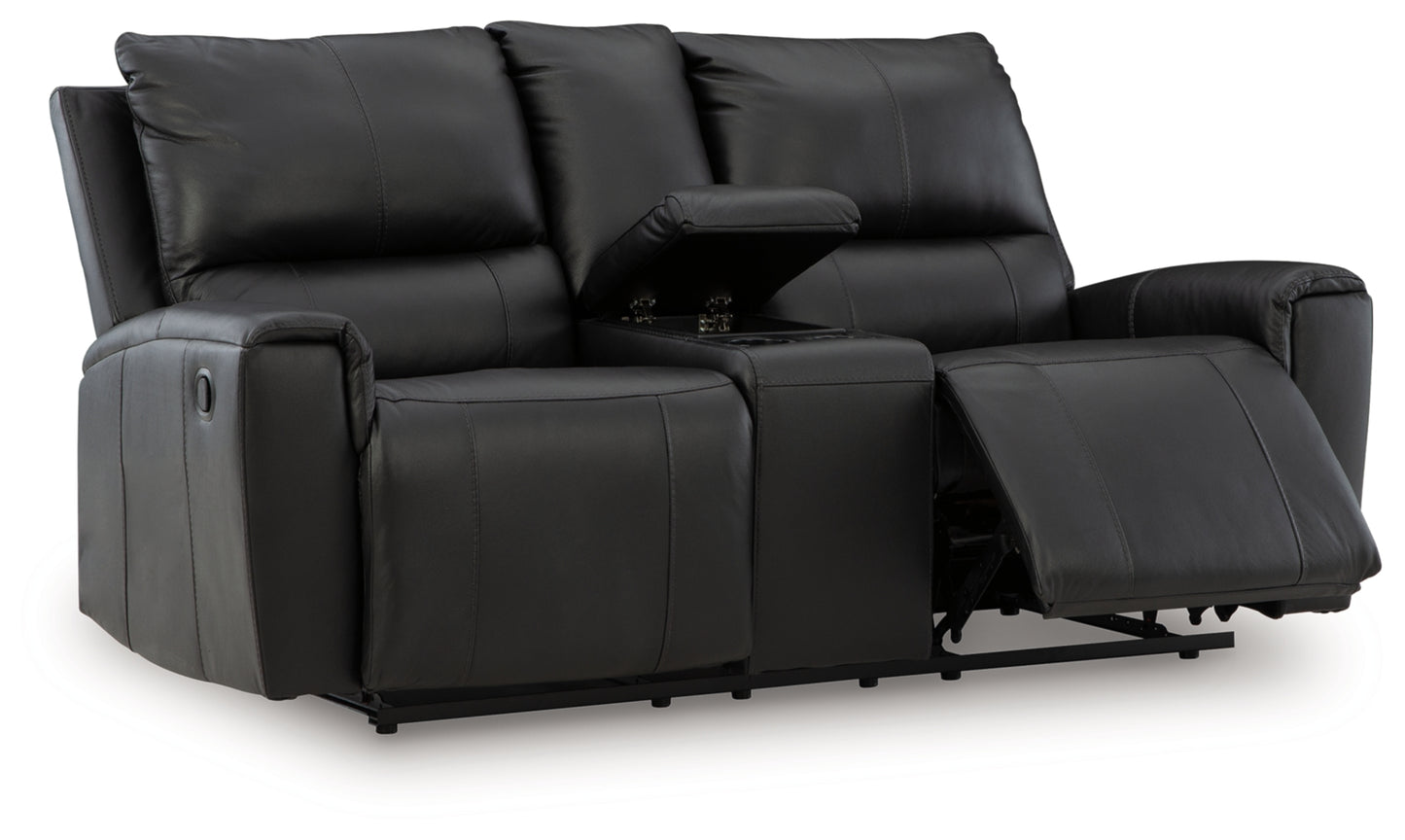 Danemere DBL Rec Loveseat w/Console