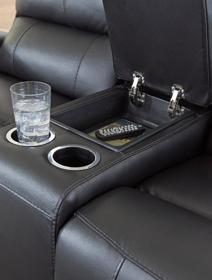 Danemere DBL Rec Loveseat w/Console