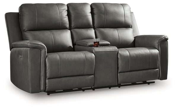 Beryton PWR REC Loveseat/CON/ADJ HDRST