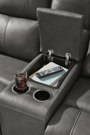Beryton PWR REC Loveseat/CON/ADJ HDRST