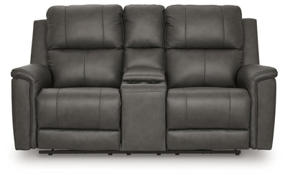 Beryton PWR REC Loveseat/CON/ADJ HDRST