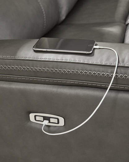 Beryton 5-Piece Power Reclining Sectional