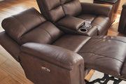 Beryton PWR REC Loveseat/CON/ADJ HDRST