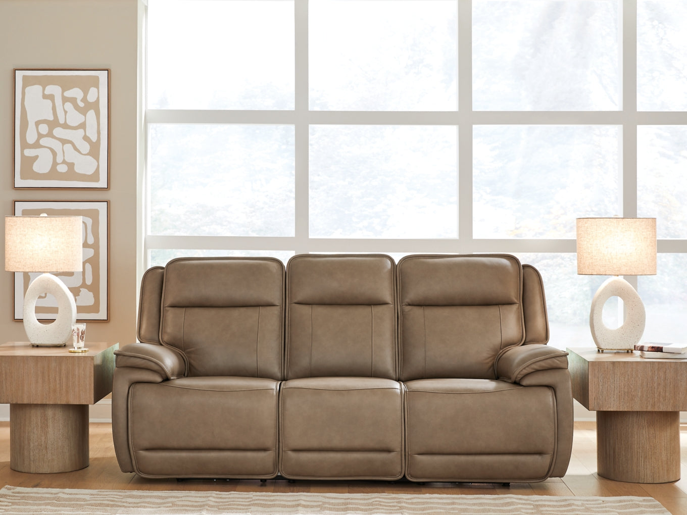 Malcesine PWR REC Sofa with ADJ Headrest
