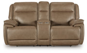 Malcesine PWR REC Loveseat/CON/ADJ HDRST