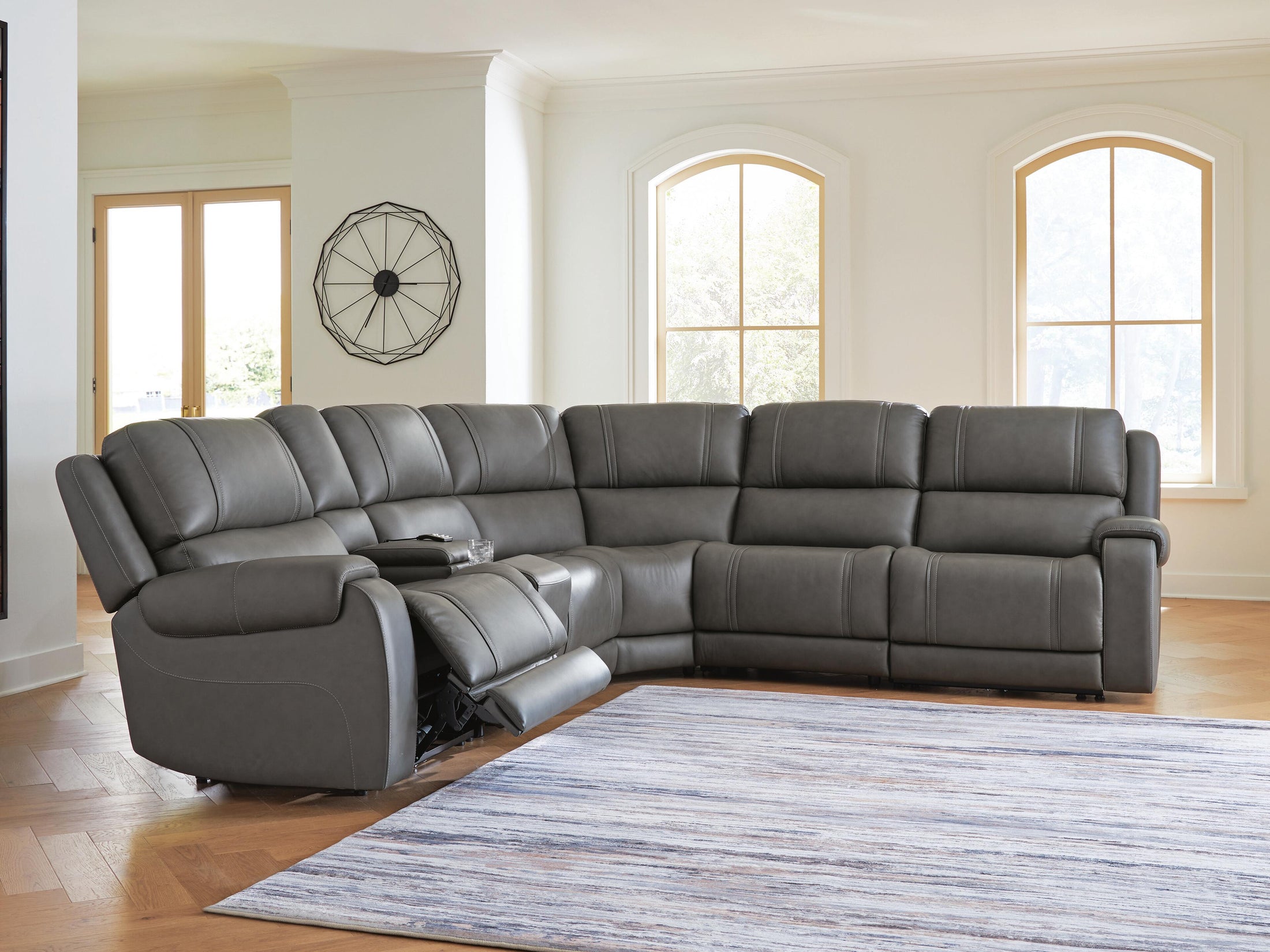 5Z-Harrenhurst 6-Piece Power Reclining Sectional