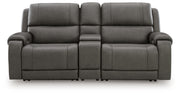 5Z-Harrenhurst 3-Piece Power Reclining Sectional Loveseat with Console