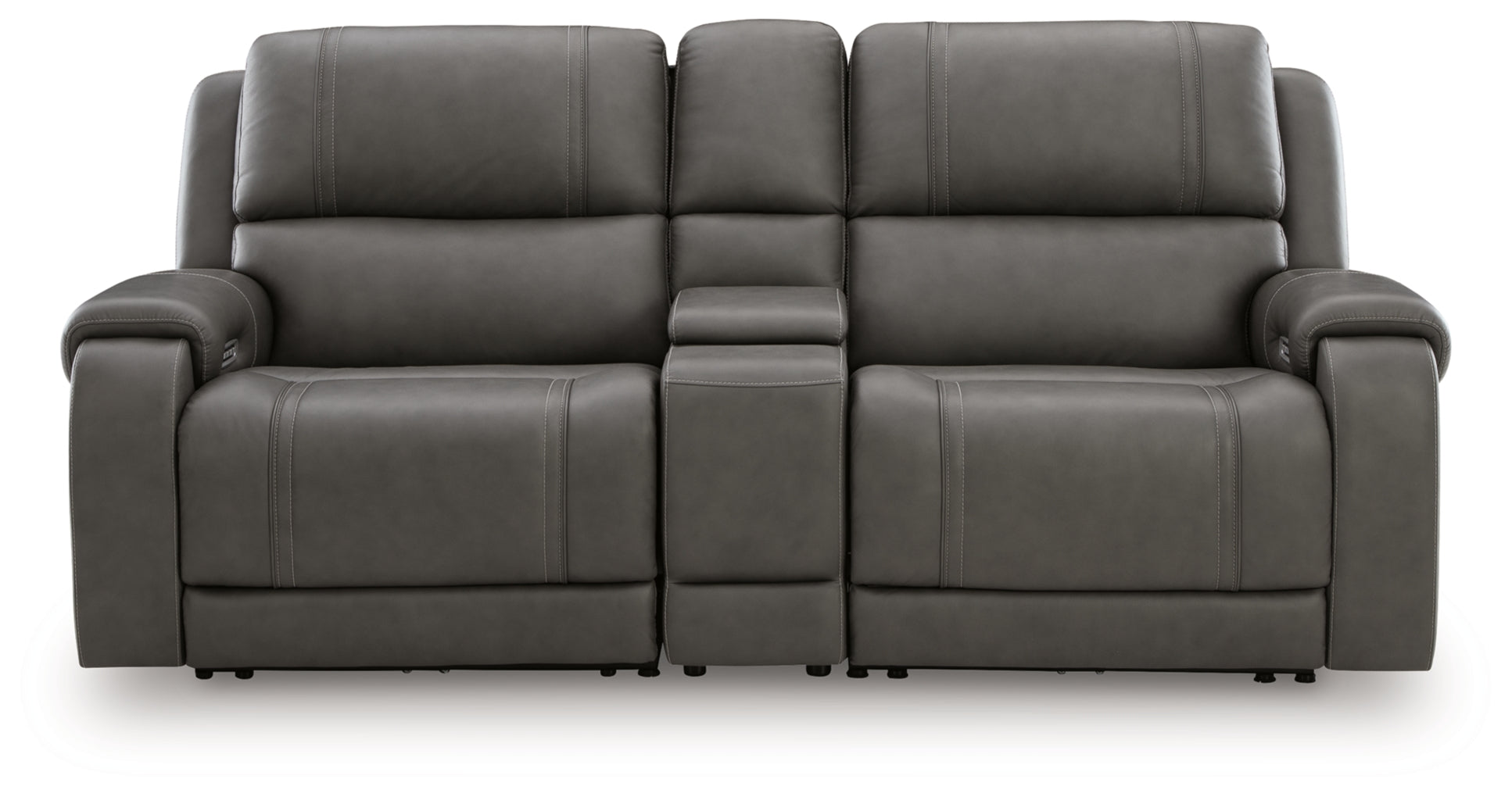 5Z-Harrenhurst 3-Piece Power Reclining Sectional Loveseat with Console