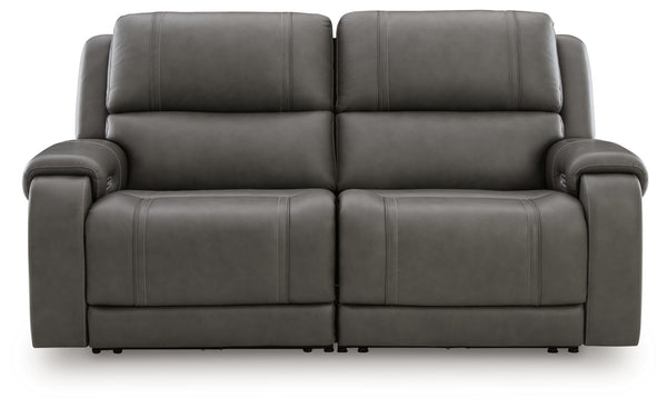 5Z-Harrenhurst 2-Piece Power Reclining Sectional Loveseat