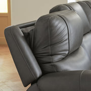 5Z-Harrenhurst 3-Piece Power Reclining Sectional Loveseat with Console