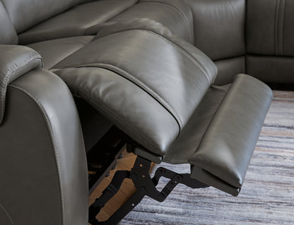 5Z-Harrenhurst 6-Piece Power Reclining Sectional