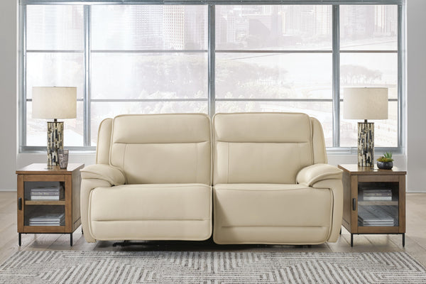 Double Deal 2-Piece Power Reclining Loveseat Sectional