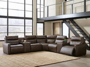 ModZ 7PC Power Reclining Sectional with Audio Consoles Set