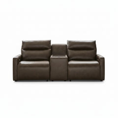 ModZ 3PC Power Reclining Sectional Loveseat with Audio Console Set