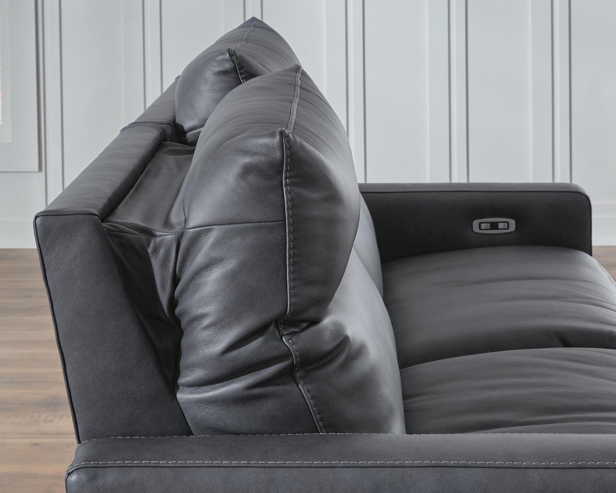 ModZ 6-Piece Power Reclining Sectional with Audio Console