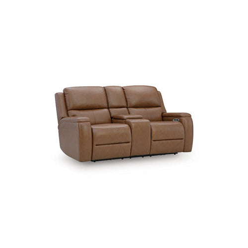 5Z-Hudson Heights Power Reclining Loveseat with Console