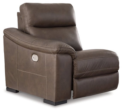 Loveseat seccional reclinable eléctrico Salvatore