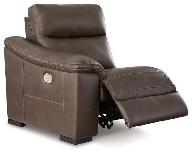 Loveseat seccional reclinable eléctrico Salvatore