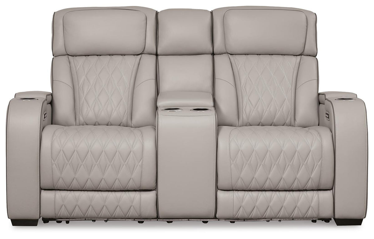 Boyington PWR REC Loveseat/CON/ADJ HDRST
