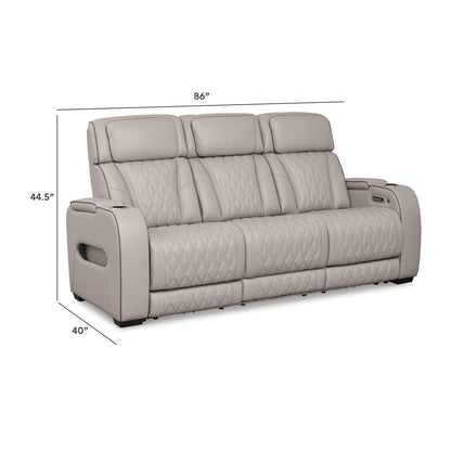Boyington PWR REC Sofa with ADJ Headrest