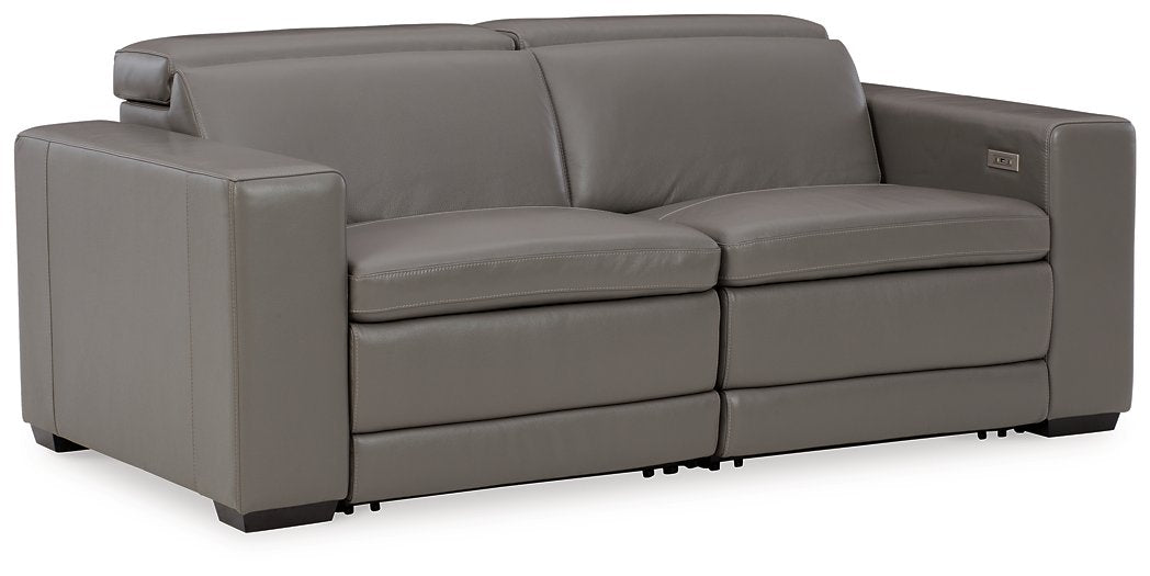 Texline Power Reclining Sectional Loveseat