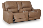 Silverbrooke PWR REC Loveseat/CON/ADJ HDRST