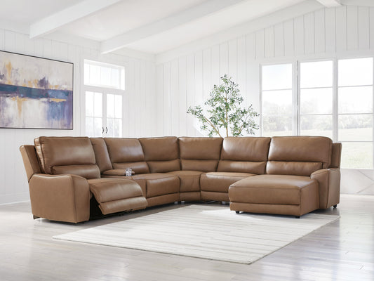 Silverbrooke 6-Piece Power Reclining Sectional with Chaise