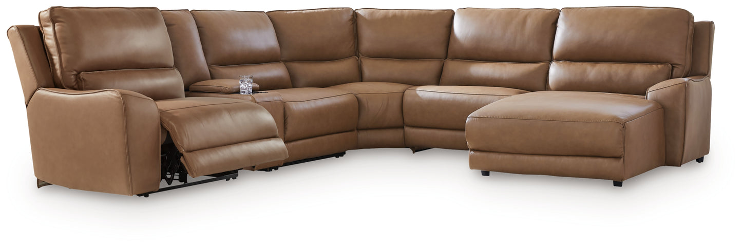Silverbrooke 6-Piece Power Reclining Sectional with Chaise