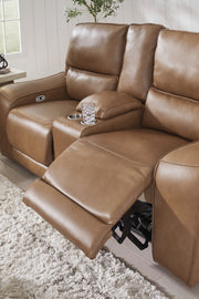 Silverbrooke PWR REC Loveseat/CON/ADJ HDRST
